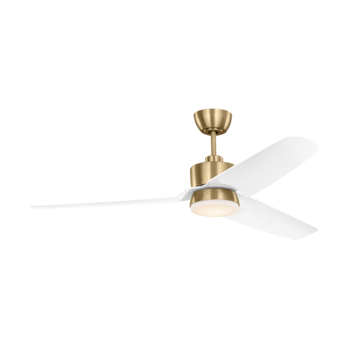 Visual Comfort 3CGR56 Colgin 56" Ceiling Fan with LED Light Kit - Satin Brass