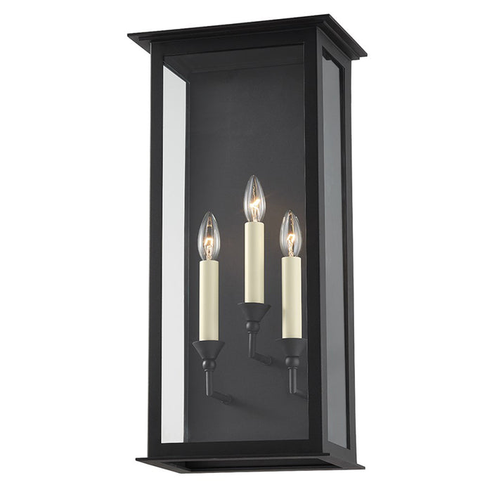Troy B6993 Chauncey 3-lt 24" Tall Outdoor Wall Sconce
