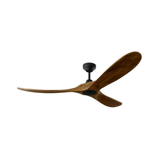 Monte Carlo Maverick Smart 60" Ceiling Fan-Midnight Black with Dark Walnut Blades
