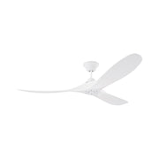 Visual Comfort Maverick Coastal 60" Indoor/Outdoor Ceiling Fan - Matte White