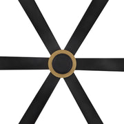 Hinkley 906964 Andros 64" Indoor/Outdoor Smart Ceiling Fan with LED Light Kit - Matte Black