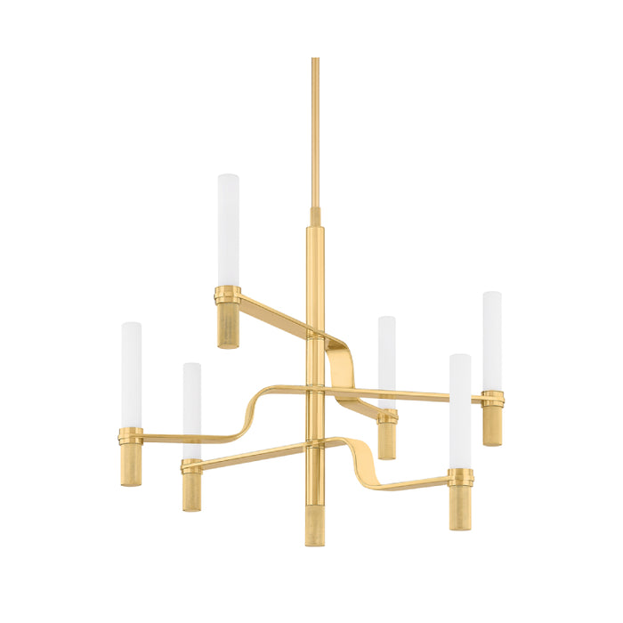 Hudson Valley 4006 Allentown 6-lt 36" LED Chandelier