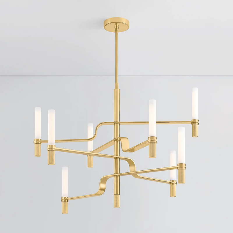 Hudson Valley 4008 Allentown 8-lt 48" LED Chandelier