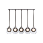 Hubbardton Forge 401319 Veneto 5-lt 53" LED Linear Pendant - Oil Rubbed Bronze