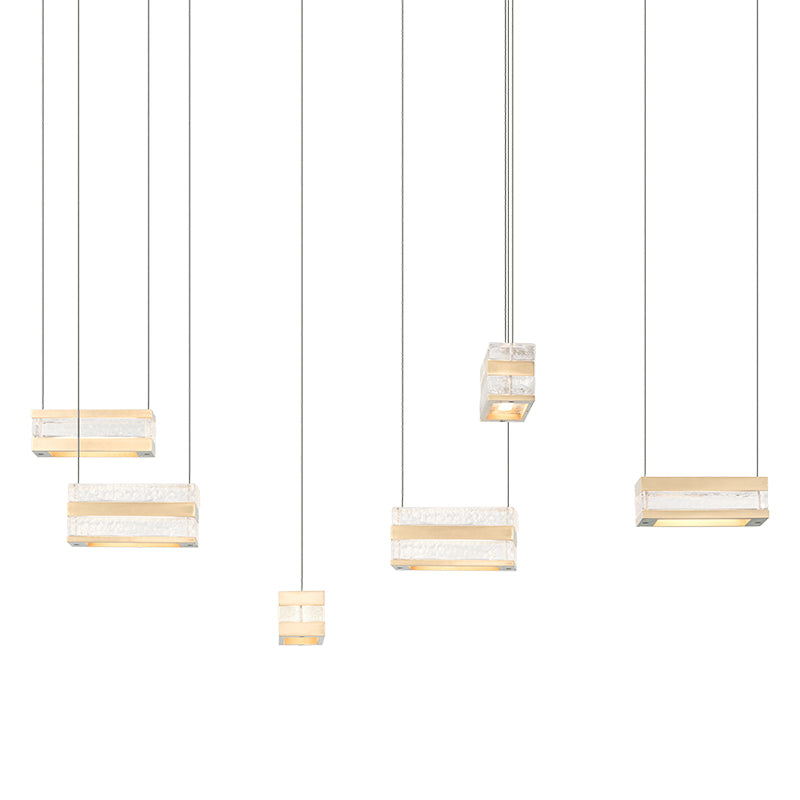 Hubbardton Forge 401349 Stacks 6-lt 34" LED Pendant