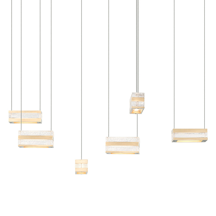 Hubbardton Forge 401349 Stacks 6-lt 34" LED Pendant