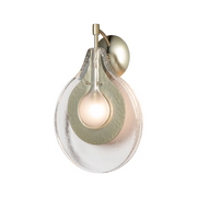 Hubbardton Forge 402030 Veneto 1-lt 17" Tall LED Wall Sconce - Modern Brass