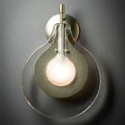 Hubbardton Forge 402030 Veneto 1-lt 17" Tall LED Wall Sconce - Modern Brass