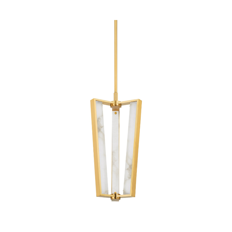 Hudson Valley 4053 Edgemere 3-lt 11" LED Pendant - Aged Brass
