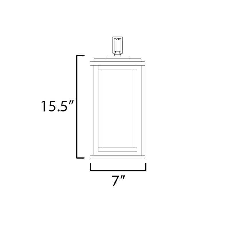 Maxim 40669 Cabana VX 1-lt 7" Outdoor Pendant