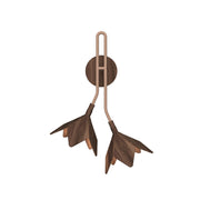 Accord 4135 Sakura 2-lt 24" Tall LED Wall Sconce - American Walnut