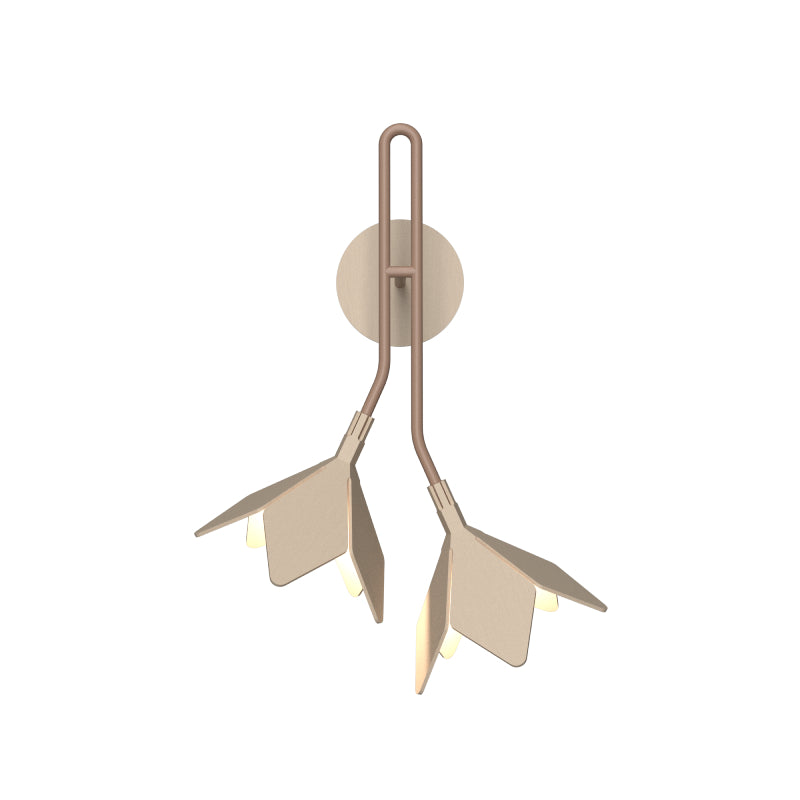 Accord 4135 Sakura 2-lt 24" Tall LED Wall Sconce - Organic Cappuccino