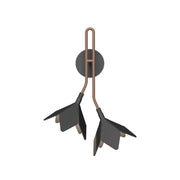 Accord 4135 Sakura 2-lt 24" Tall LED Wall Sconce - Organic Lead Grey