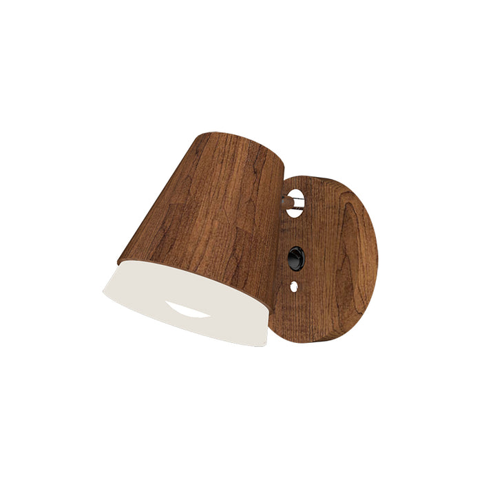 Accord 4138 Conic 1-lt 7" Tall LED Wall Sconce - Imbuia