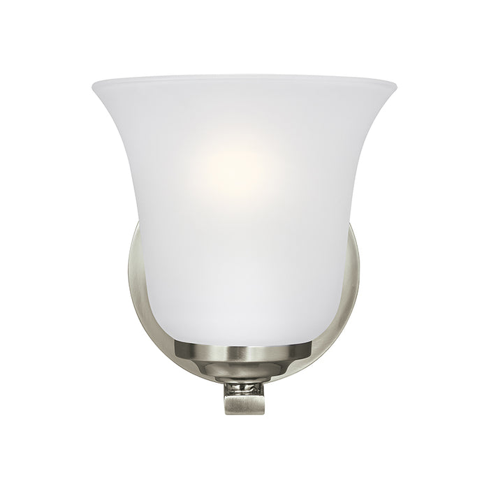 Sea Gull 4139001EN3 Emmons 1-lt 6" Tall LED Wall/Bath Sconce
