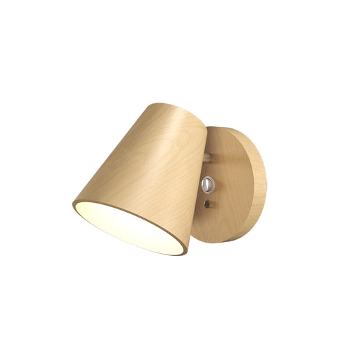 Accord 4199 Conic 1-lt 7" Tall LED Wall Sconce - Maple