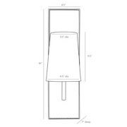 Arteriors 42042 Kapri 1-lt 16" Tall Wall Sconce