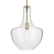 Kichler 42046 Everly 1-lt 14" Pendant-Natural Brass