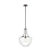 Kichler 42046 Everly 1-lt 14" Pendant-Olde Bronze