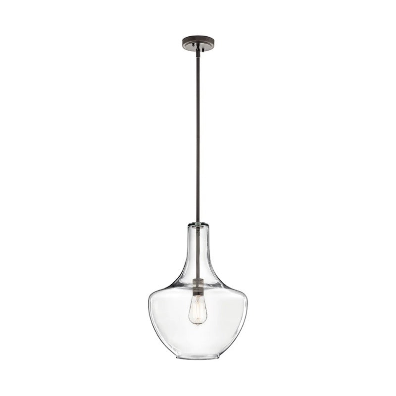 Kichler 42046 Everly 1-lt 14" Pendant-Olde Bronze
