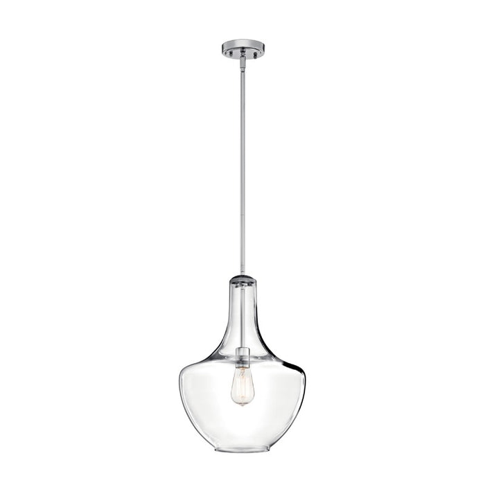 Kichler 42046 Everly 1-lt 14" Pendant-Chrome