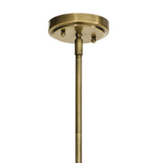 Kichler 42046 Everly 1-lt 14" Pendant-Natural Brass