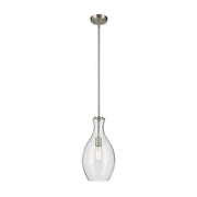 Kichler 42047 Everly 1-lt 9" Pendant-Brushed Nickel