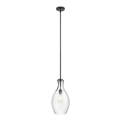 Kichler 42047 Everly 1-lt 9" Pendant-Black