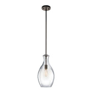 Kichler 42047 Everly 1-lt 9" Pendant-Olde Bronze