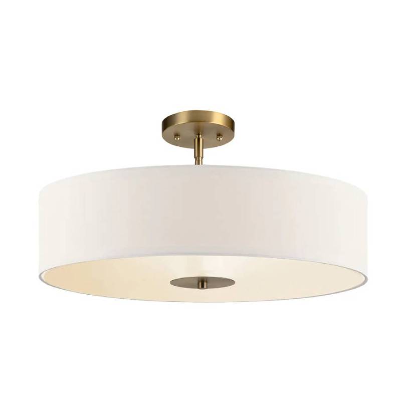 Kichler 42121 4-lt 20" Semi Flush-Classic Bronze