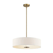 Kichler 42121 4-lt 20" Semi Flush-Classic Bronze