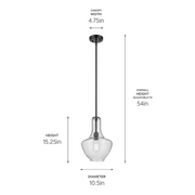 Kichler 42141 Everly 1- lt 11" Bell Pendant