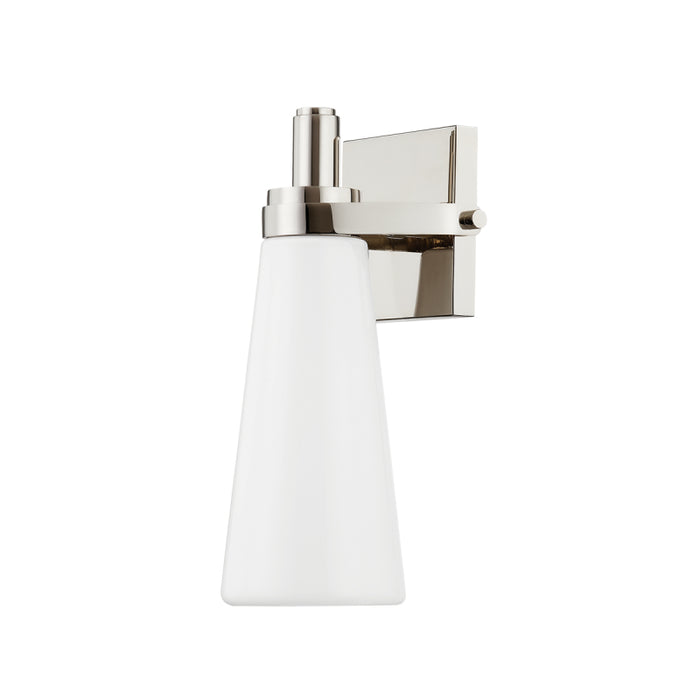 Hudson Valley 4221 Trude 1-lt 12" Tall Wall Sconce - Polished Nickel