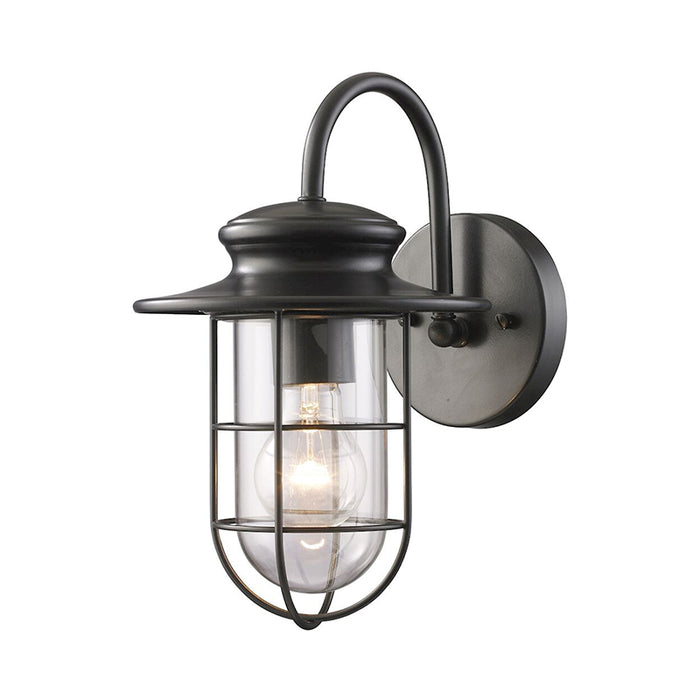 ELK 42284/1 Portside 1-lt 12" Tall Outdoor Wall Sconce