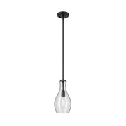 Kichler 42456 Everly 1-lt 7" Pendant-Black
