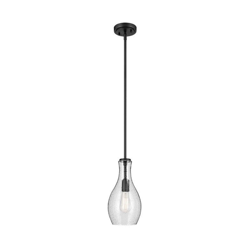 Kichler 42456 Everly 1-lt 7" Pendant-Black