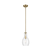 Kichler 42456 Everly 1-lt 7" Pendant-Natural Brass