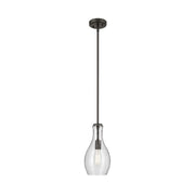 Kichler 42456 Everly 1-lt 7" Pendant-Olde Bronze