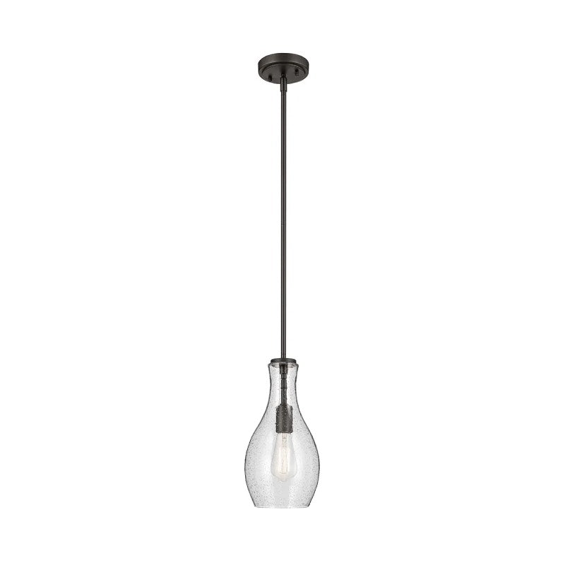 Kichler 42456 Everly 1-lt 7" Pendant-Olde Bronze