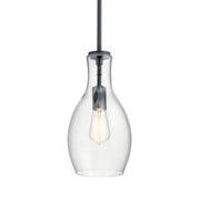 Kichler 42456 Everly 1-lt 7" Pendant-Black