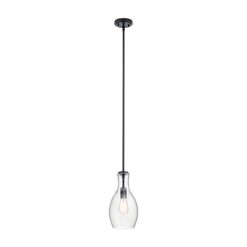 Kichler 42456 Everly 1-lt 7" Pendant-Black