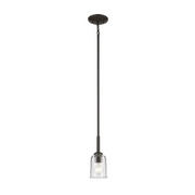Kichler 43674 Shailene 1-lt 5" Pendant - Black/Clear