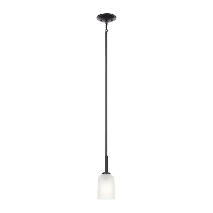 Kichler 43674 Shailene 1-lt 5" Pendant - Black/Satin Etched