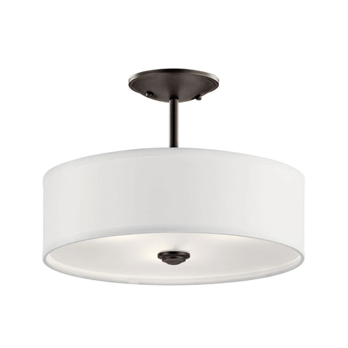 Kichler 43675 Shailene 3-lt 14" Semi-Flush Mount-Olde Bronze