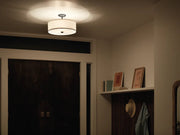 Kichler 43675 Shailene 3-lt 14" Semi-Flush Mount