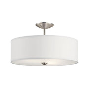 Kichler 43692 Shailene 3-lt 18" Semi Flush-Brushed Nickel