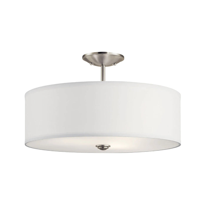 Kichler 43692 Shailene 3-lt 18" Semi Flush-Brushed Nickel