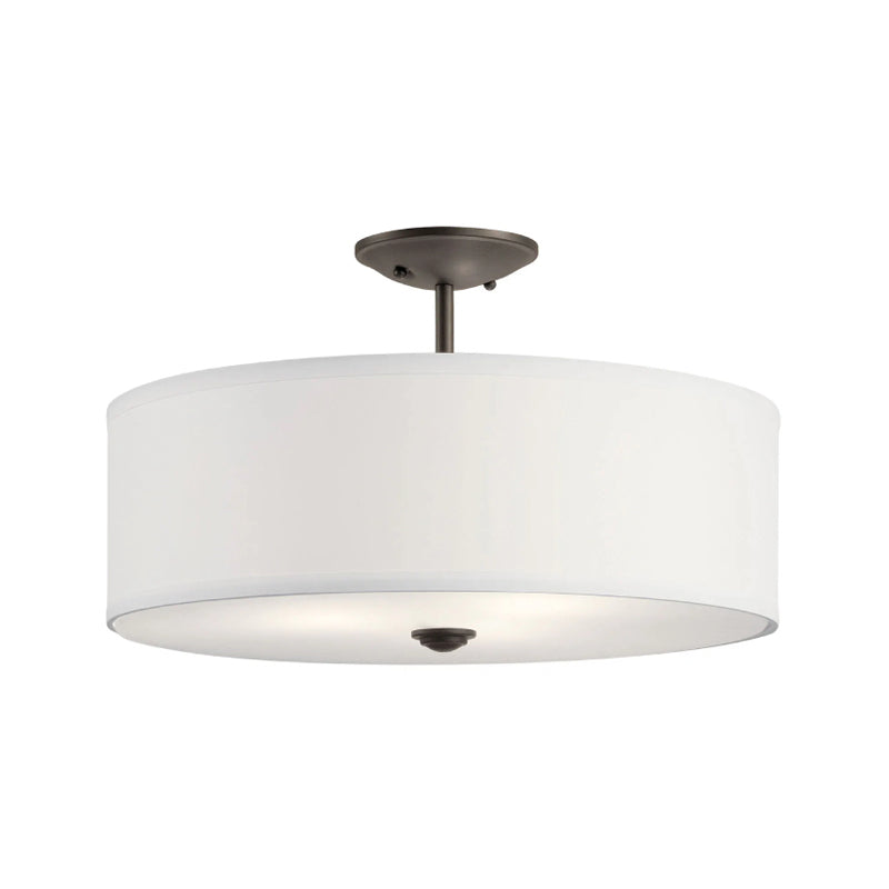 Kichler 43692 Shailene 3-lt 18" Semi Flush-Olde Bronze