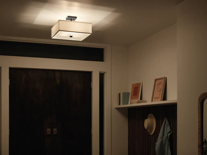 Kichler 43693 Shailene 3-lt 18" Semi-Flush Mount