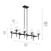 Kichler 43696 Alton 8-lt 46" Linear Chandelier